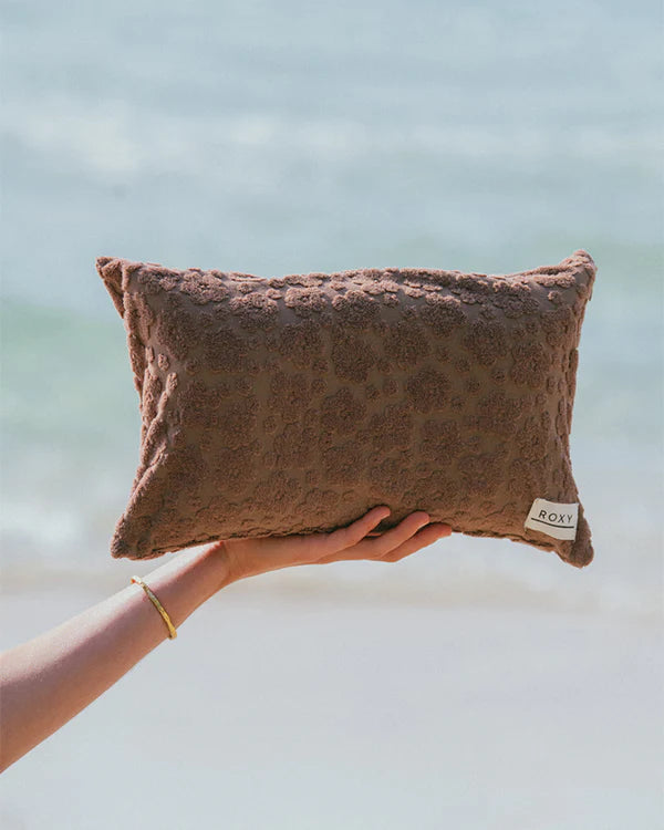 ROXY BLOSSOM BEACH PILLOW – ALMOND