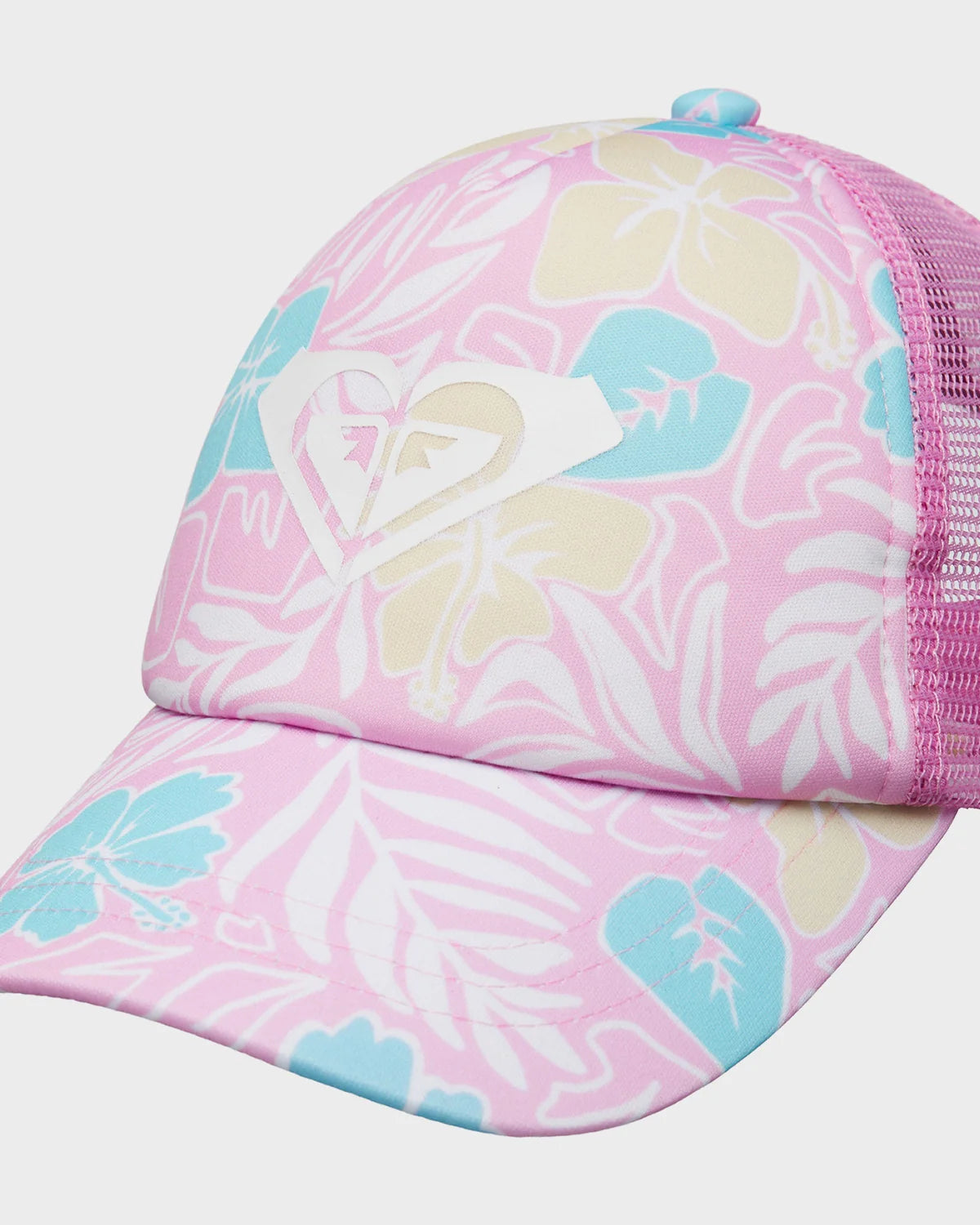 ROXY GIRLS 2-7 SWEET EMOTIONS CAP BONBON HIBISCUS JAM ADJUSTABLE SUN HAT