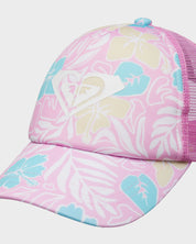 ROXY GIRLS 2-7 SWEET EMOTIONS CAP BONBON HIBISCUS JAM ADJUSTABLE SUN HAT