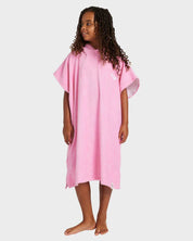 ROXY GIRLS 8–16 SUNNY JOY HOODED BEACH TOWEL PONCHO – BONBON
