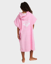 ROXY GIRLS 8–16 SUNNY JOY HOODED BEACH TOWEL PONCHO – BONBON