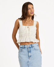 ROXY LUCKY ONE SUNSET MIST TANK TOP
