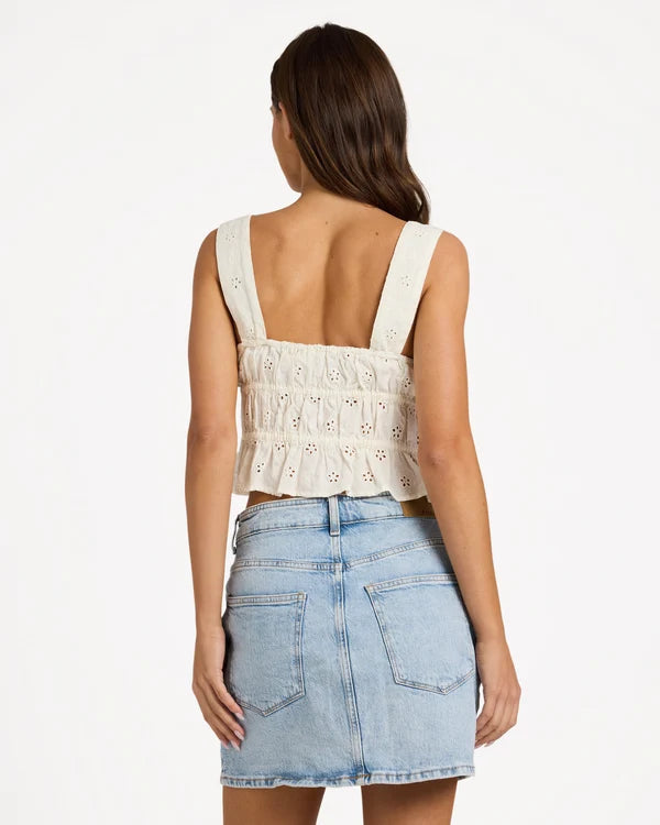 ROXY LUCKY ONE SUNSET MIST TANK TOP