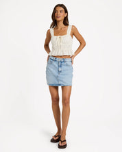ROXY LUCKY ONE SUNSET MIST TANK TOP
