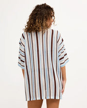 ROXY PARADISO KNITTED SHORT SLEEVE SHIRT
