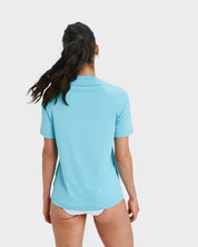 ROXY WOMENS ESSENTIAL LONG SLEEVE RASH VEST SURF SWIM TOP – COASTAL SHADE