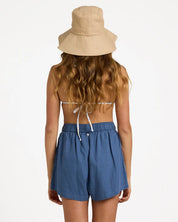 ROXY WOMENS SUN KISSED LINEN SHORTS