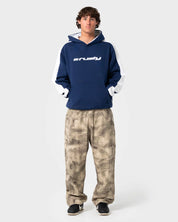 RUSTY 2K SING FLEECE HOODIE – DARK BLUE