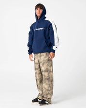 RUSTY 2K SING FLEECE HOODIE – DARK BLUE