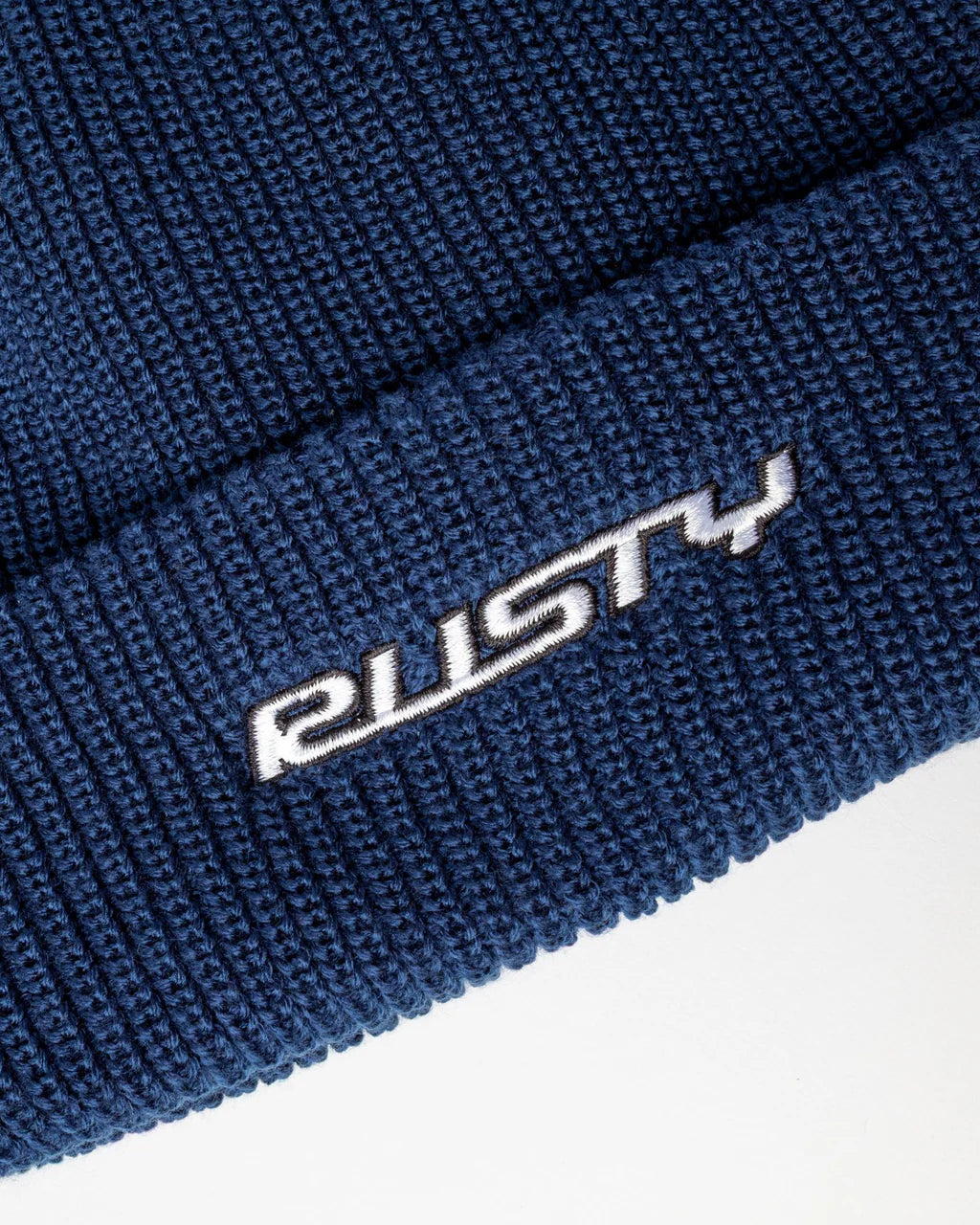 RUSTY ALL-TIME BEANIE UNISEX KNIT BEANIE DARK BLUE