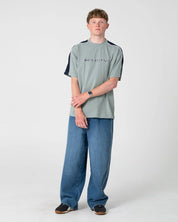 RUSTY ALONSO GRAPHIC PANEL TEE – SLATE