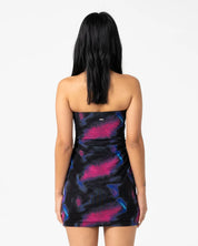 RUSTY AMNESIA MESH MINI DRESS