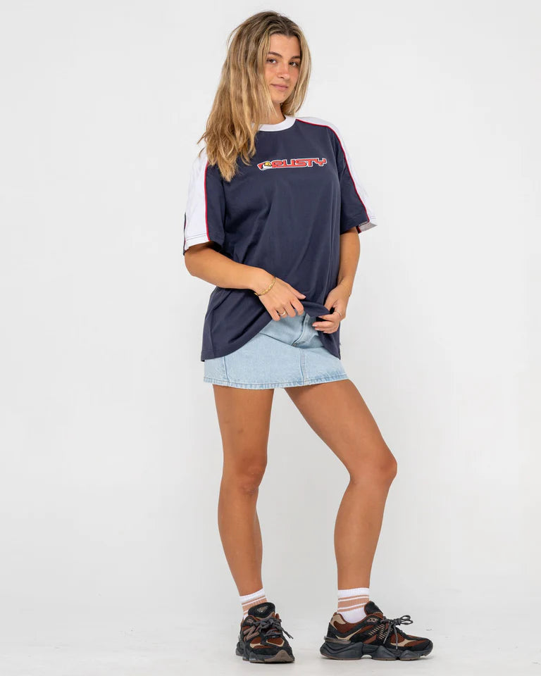 ARCHIVED SHOOTER OVERSIZE TEE NAVY