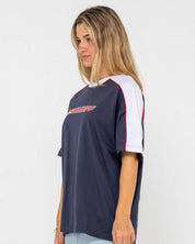ARCHIVED SHOOTER OVERSIZE TEE NAVY