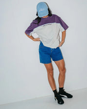 RUSTY BETA DENIM DISTRESSED DAD CAP – SKY BLUE