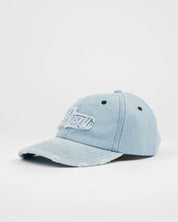 RUSTY BETA DENIM DISTRESSED DAD CAP – SKY BLUE