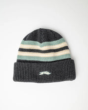 RUSTY BIG RED BEANIE UNISEX KNIT BEANIE CARBON