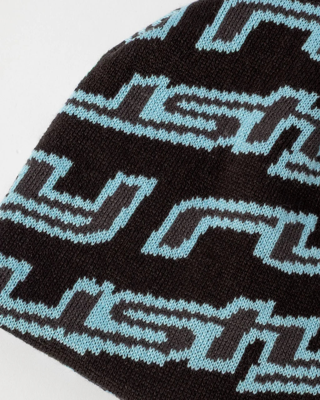 RUSTY BLAZE BEANIE BOYS KIDS WINTER BEANIE SURF STYLE BLACK