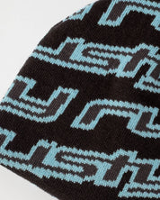 RUSTY BLAZE BEANIE BOYS KIDS WINTER BEANIE SURF STYLE BLACK