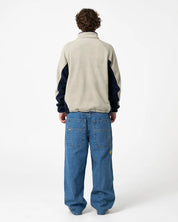 RUSTY BLIZZARD QUARTER ZIP POLAR FLEECE – ABBEY STONE