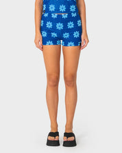 RUSTY BLOOM TOWELLING BOOTY SHORT – ROYAL BLUE / BLUE