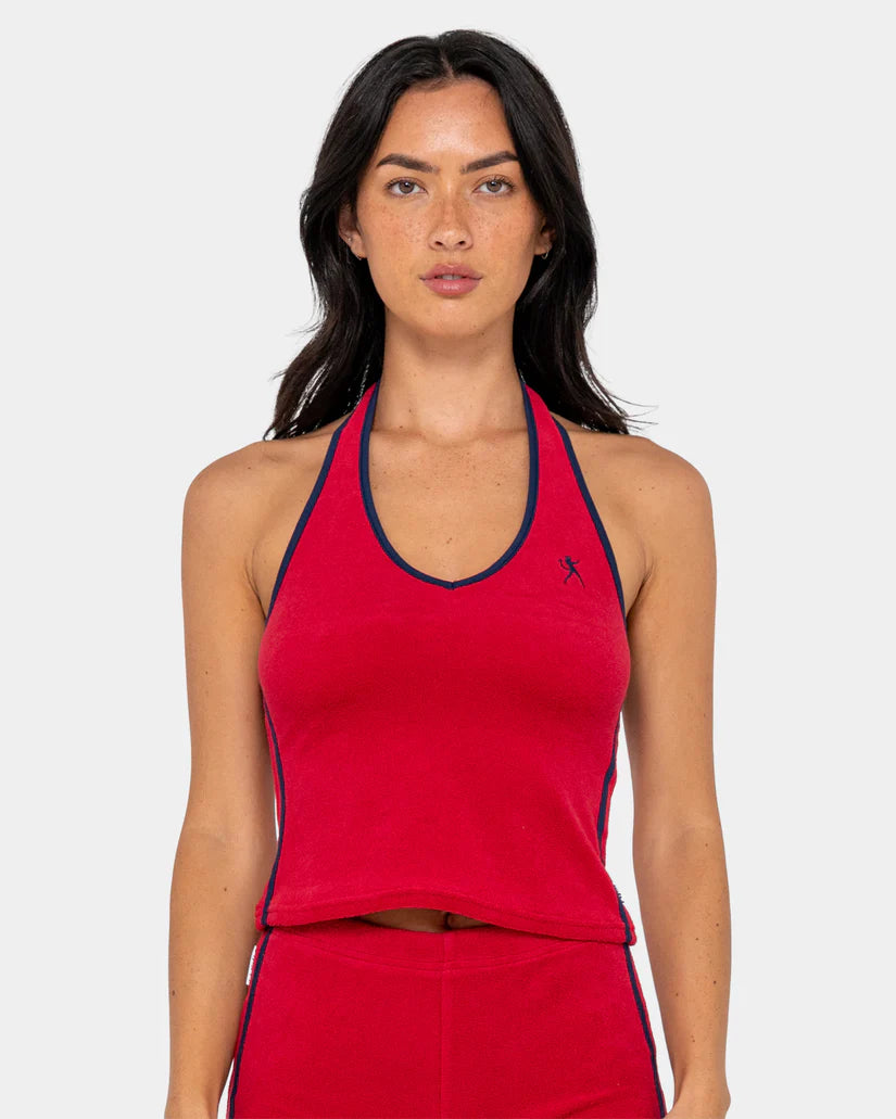 BODHI TOWELLING HALTER NECK TOP