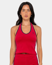 BODHI TOWELLING HALTER NECK TOP