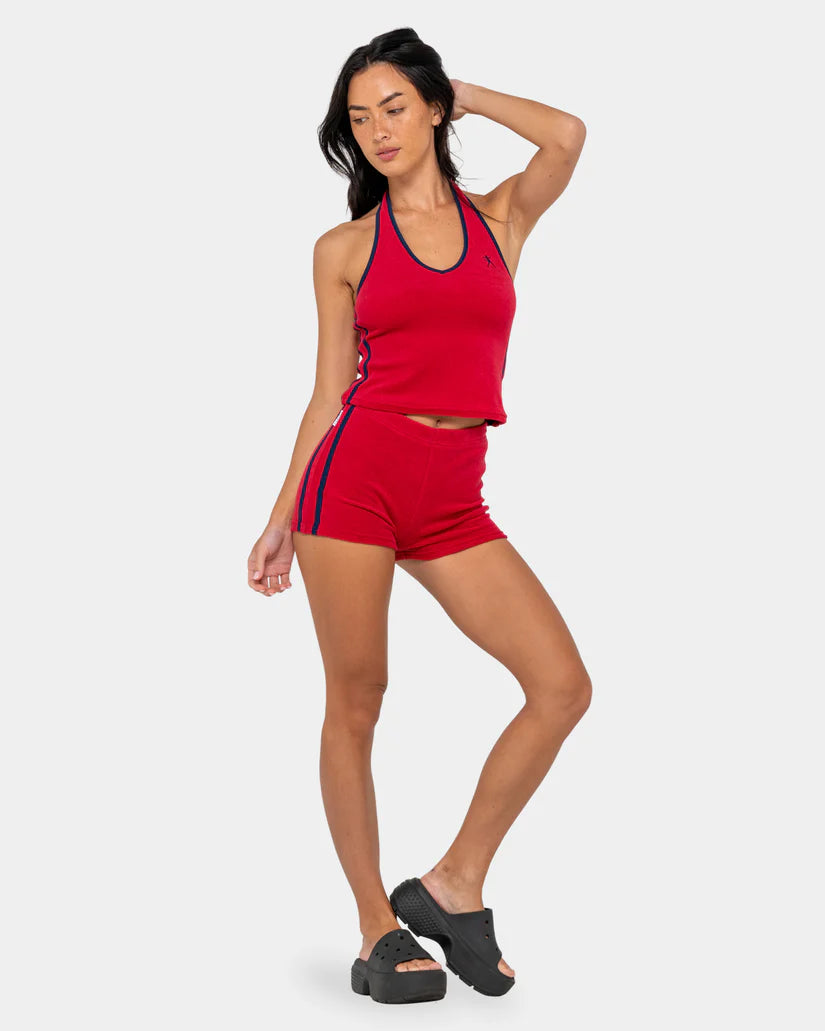 BODHI TOWELLING HALTER NECK TOP