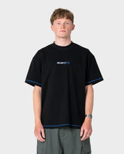 RUSTY BUS DOWN GRAPHIC TEE – BLACK