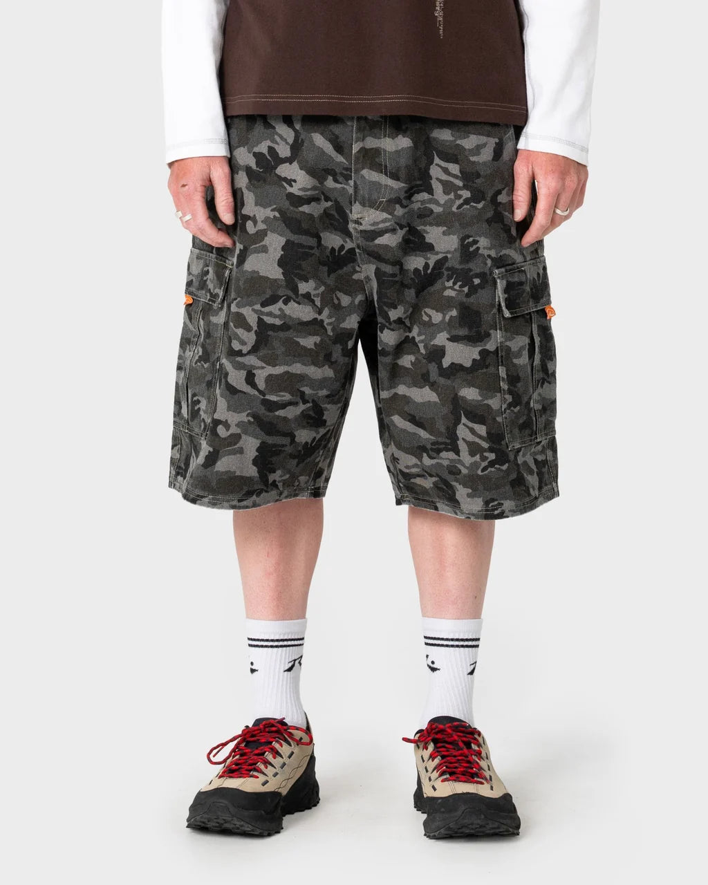 RUSTY BUSHRANGER BAGGY CARGO SHORT – CAMO