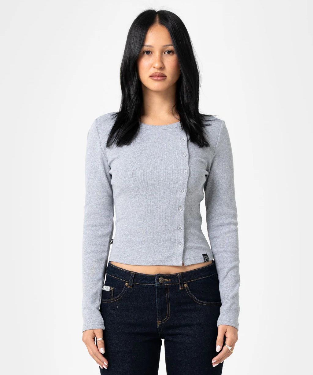 rusty-button-up-long-sleeve-top-grey-marle1.webp