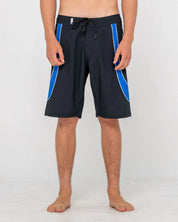 RUSTY CHARGER BAGGY BOARDSHORT MENS WIDE LEG SURF SHORT – BLACK