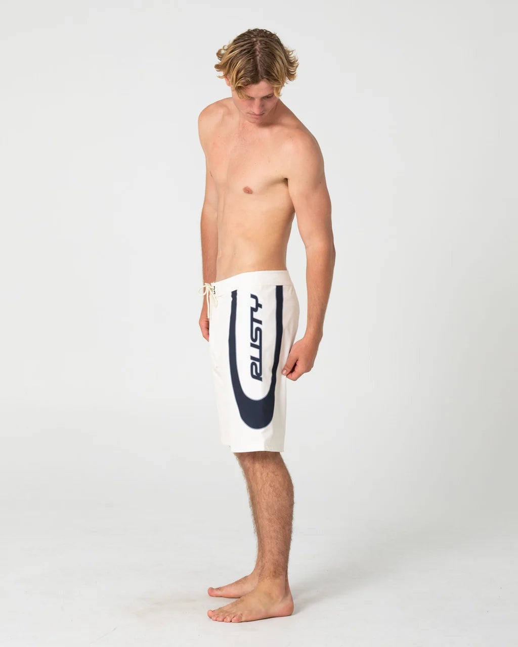 RUSTY CHARGER BAGGY BOARDSHORT – CREAM