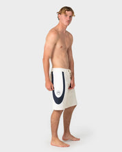 RUSTY CHARGER BAGGY BOARDSHORT – CREAM