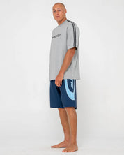 RUSTY CHARGER BAGGY BOARDSHORT – MENS RELAXED FIT SURF SHORT NAVY BLUE