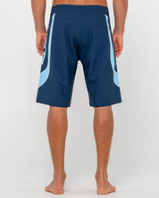 RUSTY CHARGER BAGGY BOARDSHORT – MENS RELAXED FIT SURF SHORT NAVY BLUE