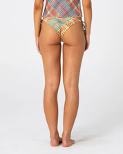 RUSTY CHECK MOI BRAZILIAN BIKINI BOTTOM – MULTI CHECK
