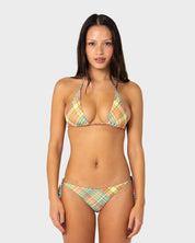 RUSTY CHECK MOI MULTIWAY BIKINI TOP – MULTI CHECK
