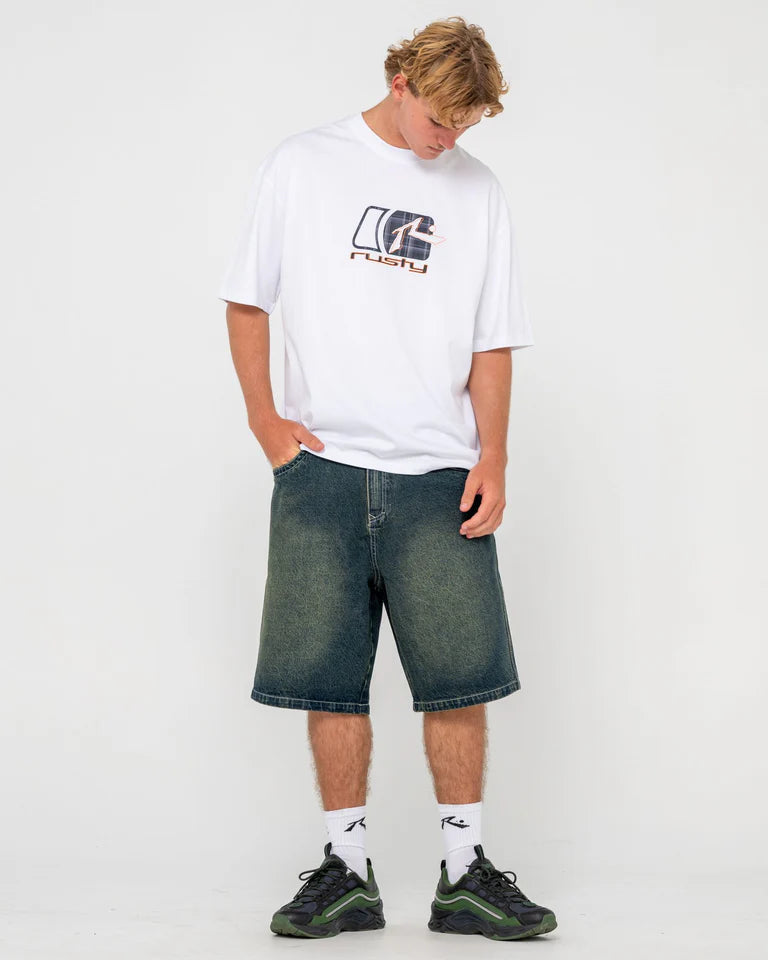 CHECKOUT SHORT SLEEVE TEE WHT