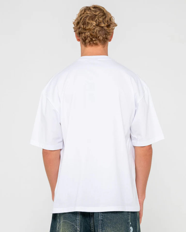 CHECKOUT SHORT SLEEVE TEE WHT