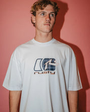 CHECKOUT SHORT SLEEVE TEE WHT