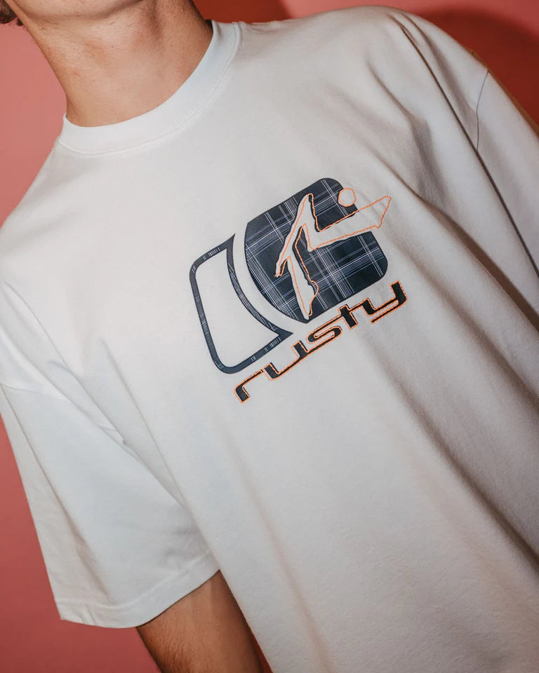 CHECKOUT SHORT SLEEVE TEE WHT