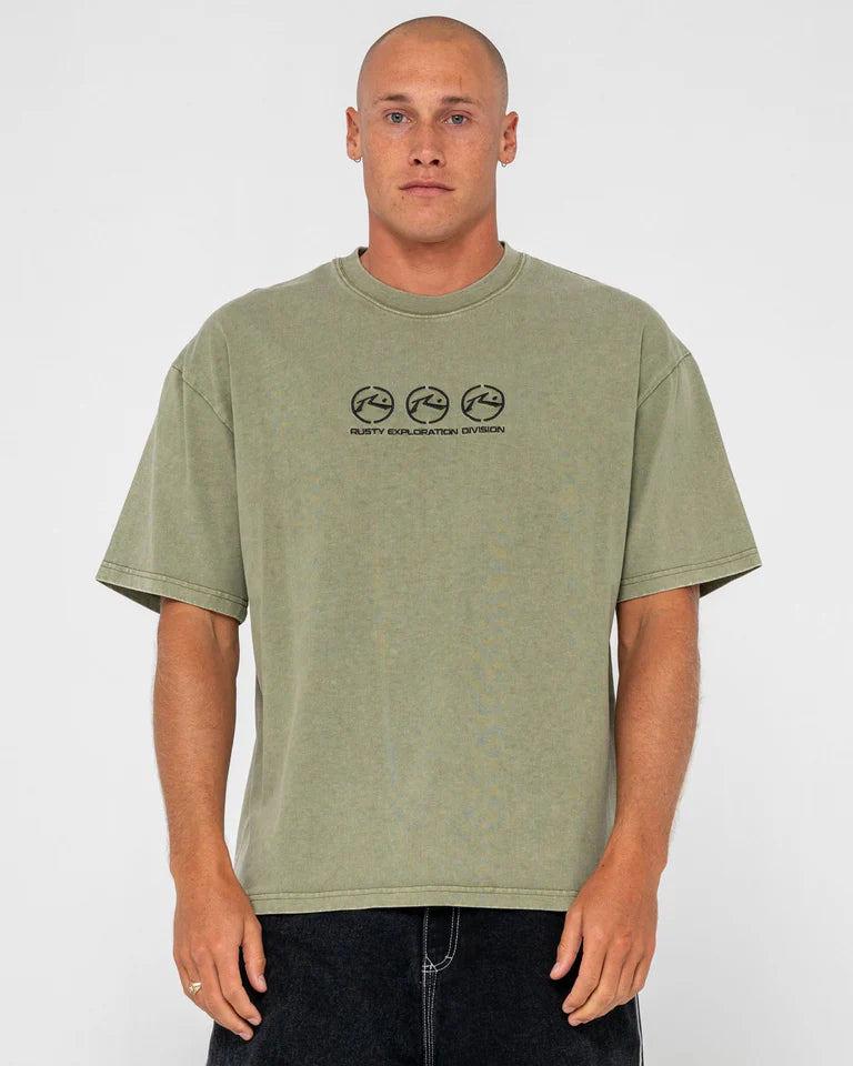 CRUSOE WASH SHORT SLEEVE TEE