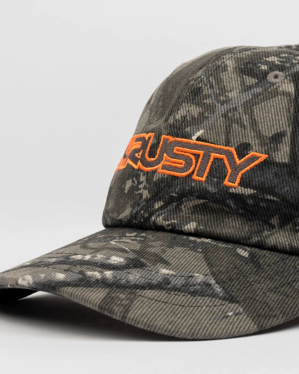 RUSTY DEAD END DAD CAP – GREY CAMO