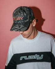 RUSTY DEAD END DAD CAP – GREY CAMO