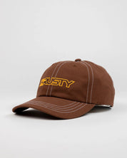 RUSTY DEAD END DAD CAP – MENS COTTON TWILL SURF HAT ADJUSTABLE STRAP PINECONE