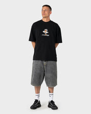 RUSTY DR. DOT GRAPHIC TEE – BLACK