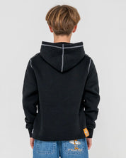 RUSTY DR DOT HOODED FLEECE BOYS HOODIE GRAPHIC JUMPER