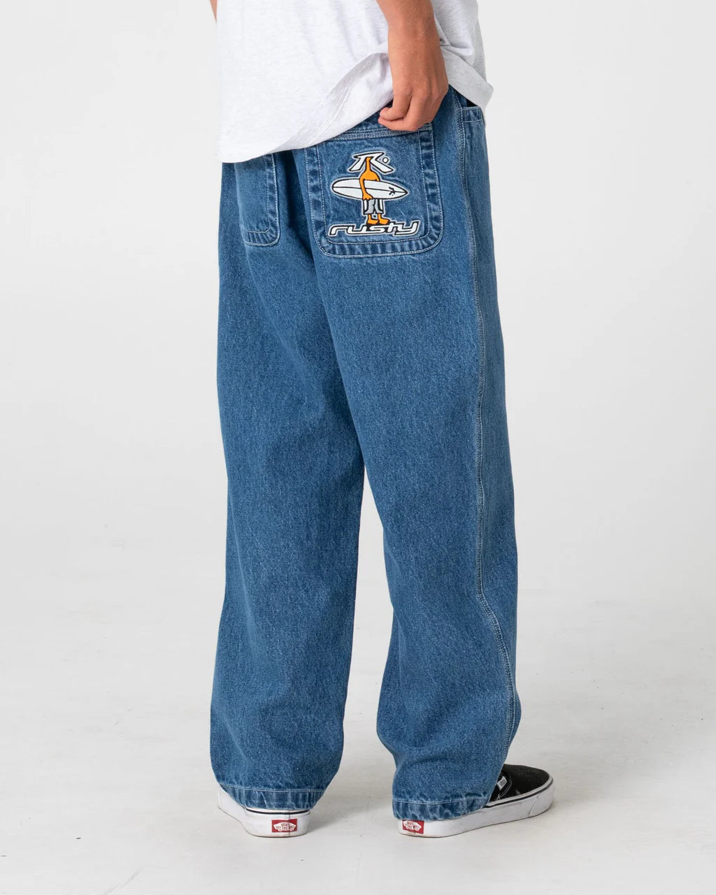 RUSTY DR DOT JEANS BOYS – MIDDY BLUE
