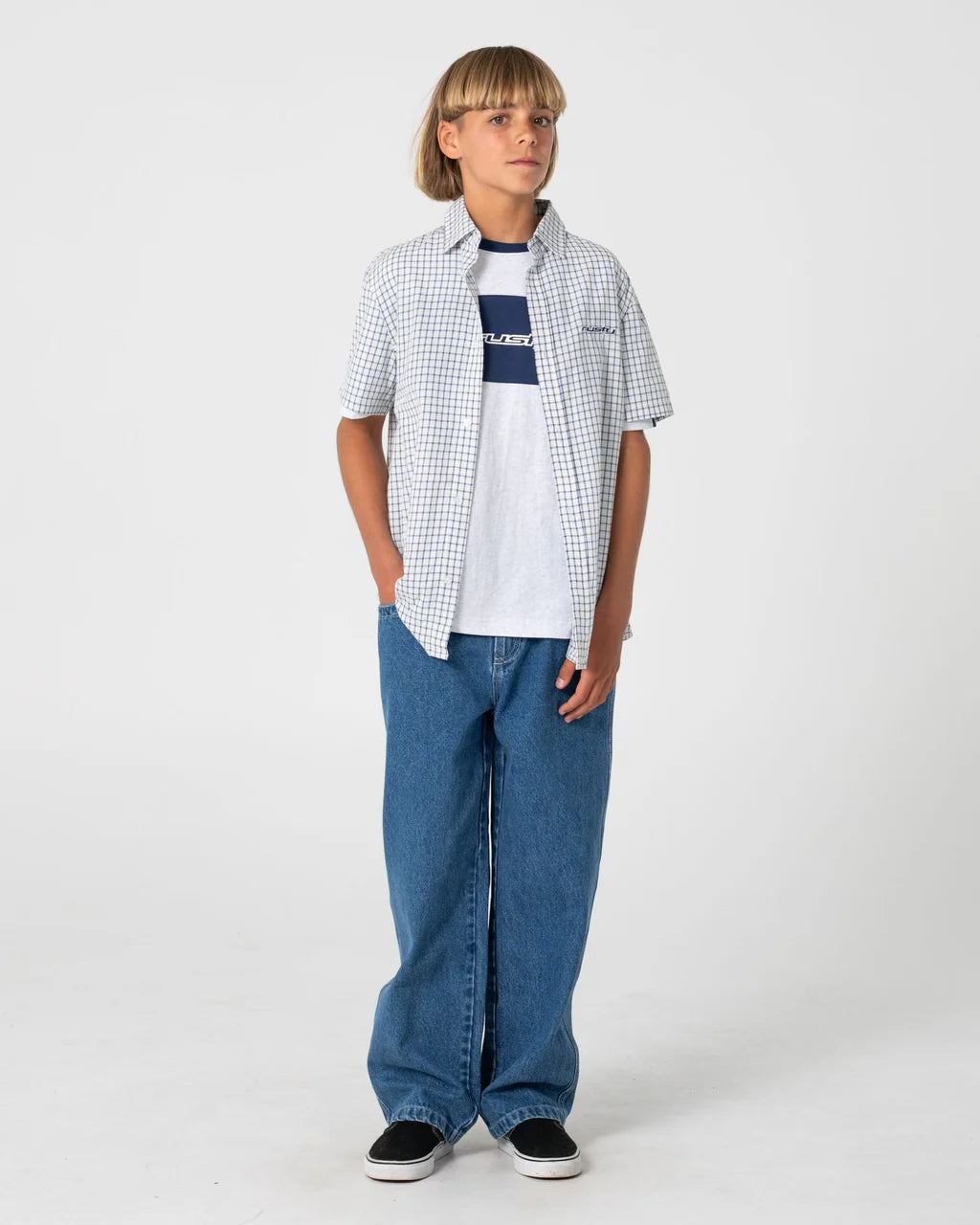 RUSTY DR DOT JEANS BOYS – MIDDY BLUE